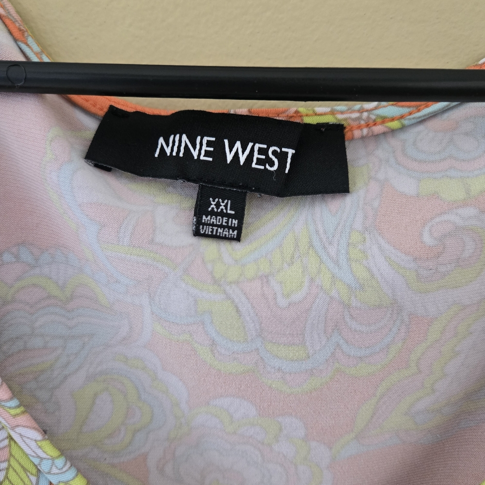 Nine West Orange and Gray Maxi Dress - Picture 2 of 3